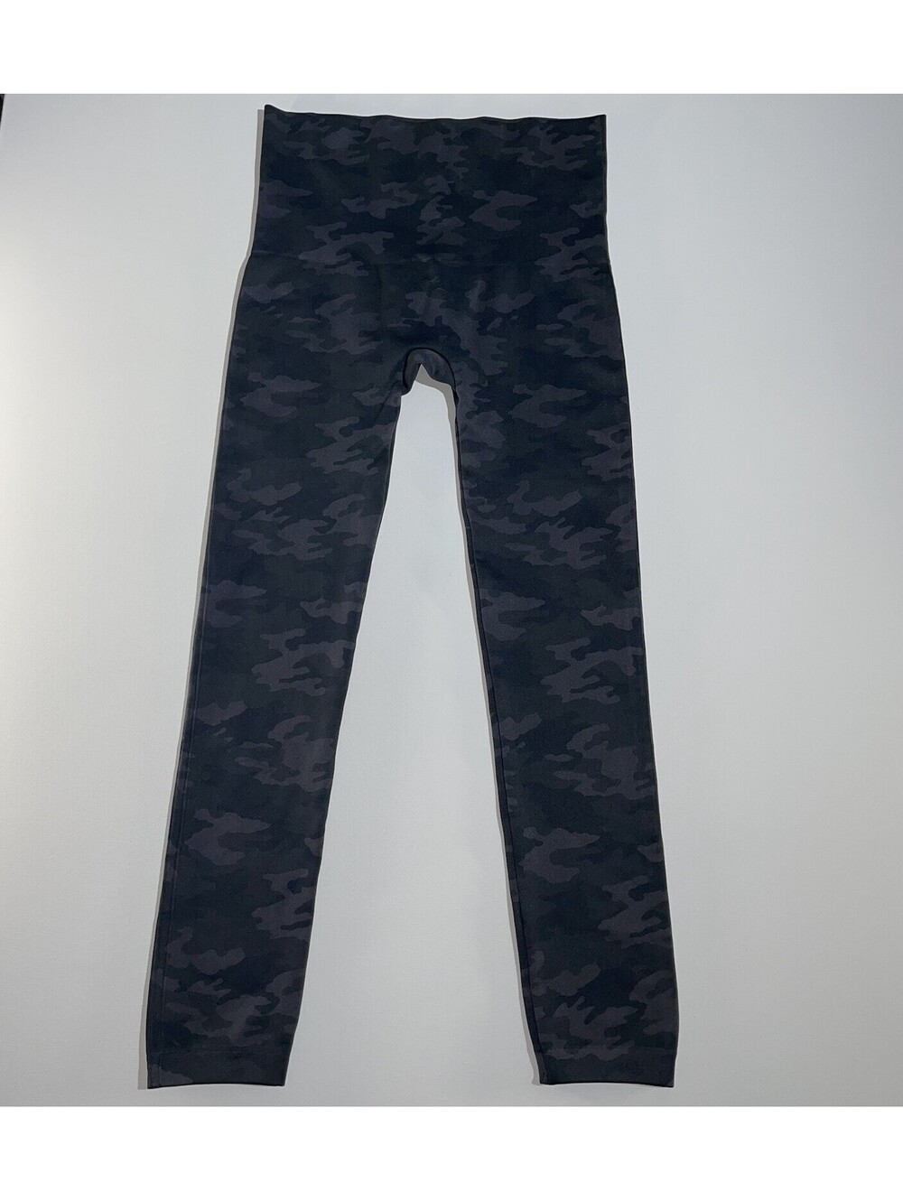 SPANX Camoflauge SIZE 1X Look at Me Now Seamless High Rise Leggings Heather Gray